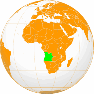 Angola Map | Shipping to Africa